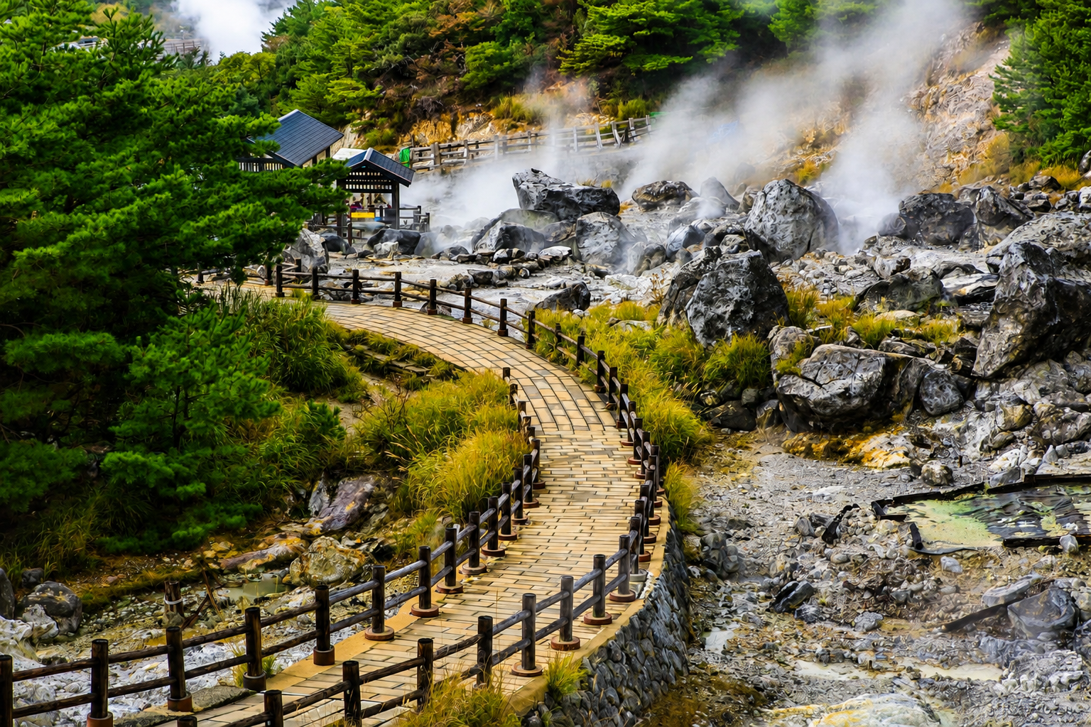 雲仙地獄溫泉老街